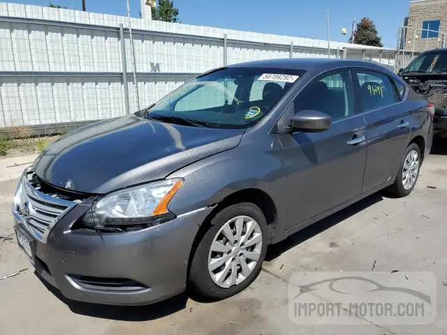 2015 Nissan Sentra S VIN: 3N1AB7AP2FL695325 Lot: 56789292