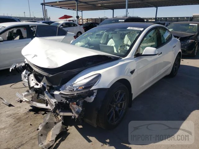 2022 Tesla Model 3 VIN: 5YJ3E1EB8NF253865 Lot: 63837392