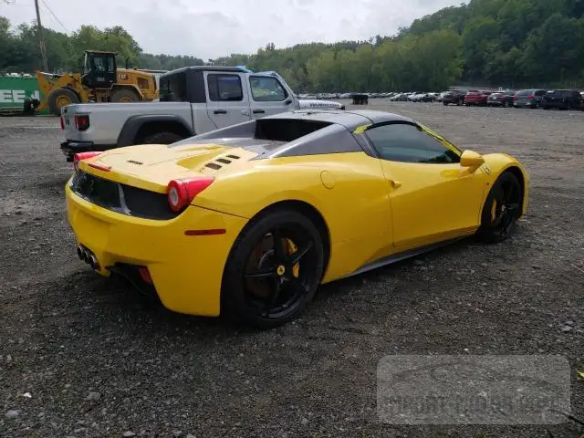 ZFF68NHA5E0197866 2014 Ferrari 458 Spider