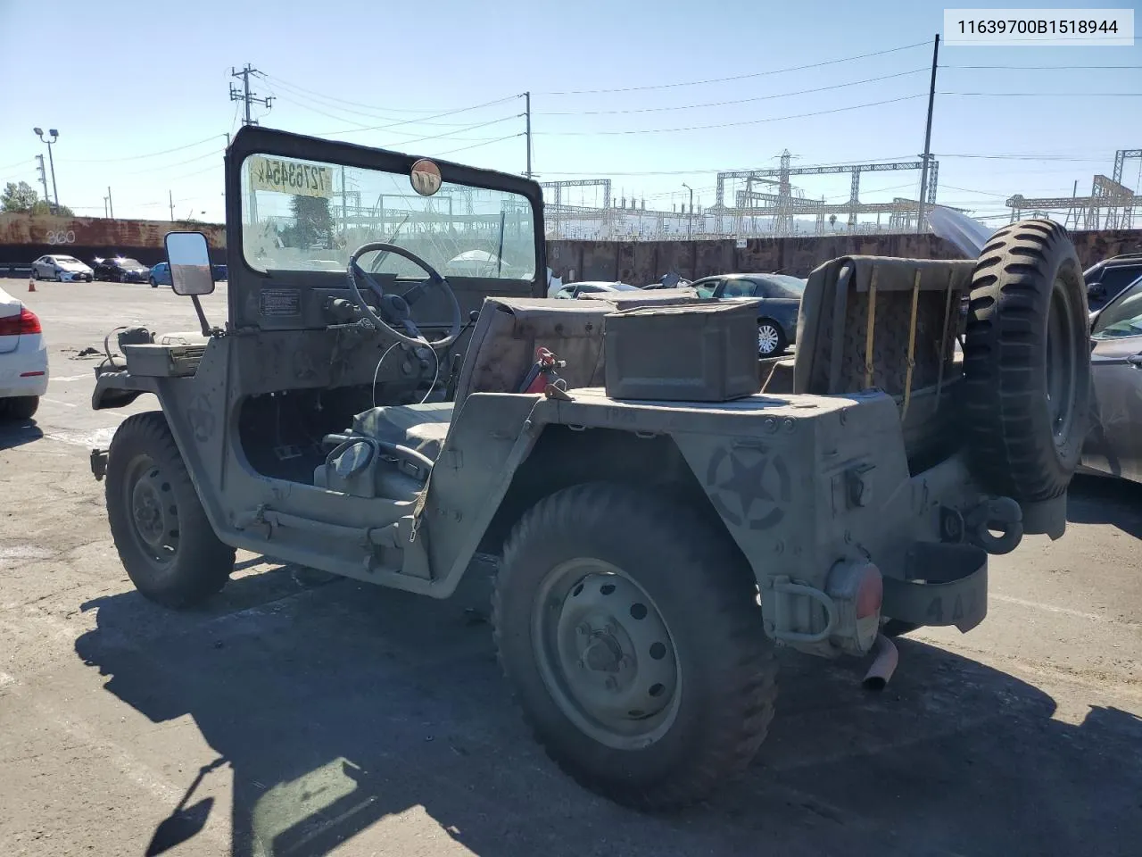 1964 American General Jeep VIN: 11639700B1518944 Lot: 72763454