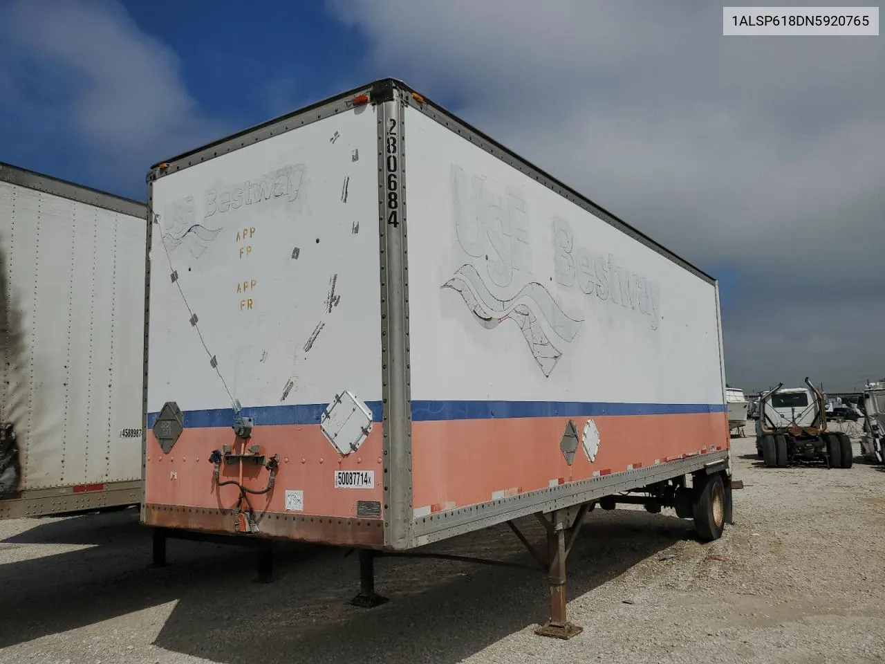 1992 Trail King Trailer VIN: 1ALSP618DN5920765 Lot: 50087714