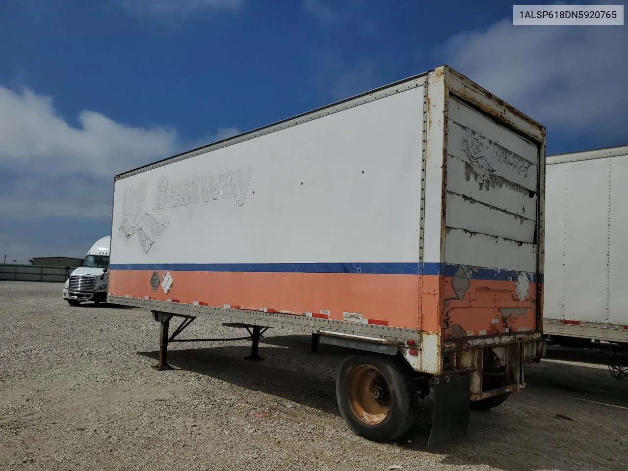 1992 Trail King Trailer VIN: 1ALSP618DN5920765 Lot: 50087714