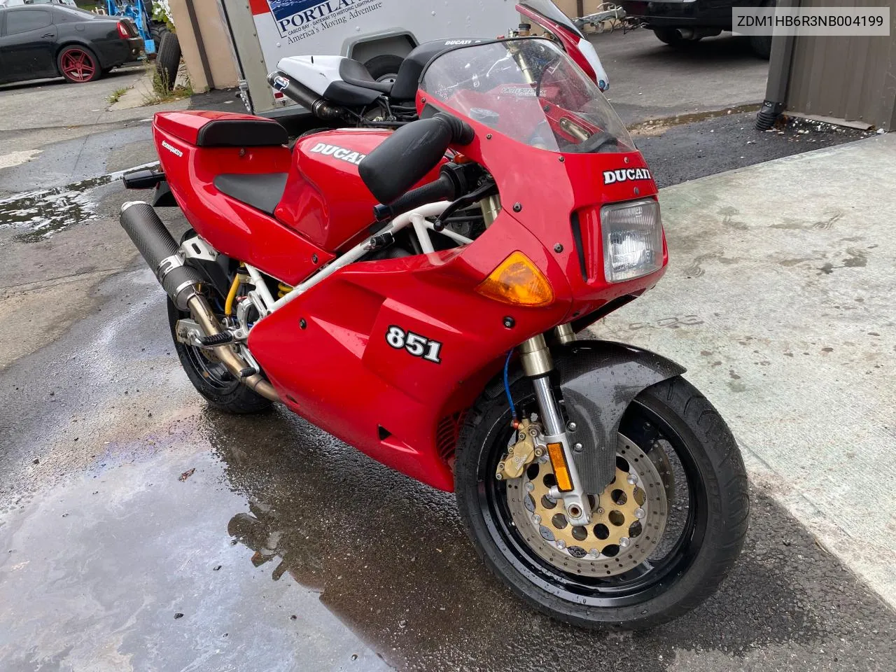 1992 Ducati 851 Sport VIN: ZDM1HB6R3NB004199 Lot: 71349564