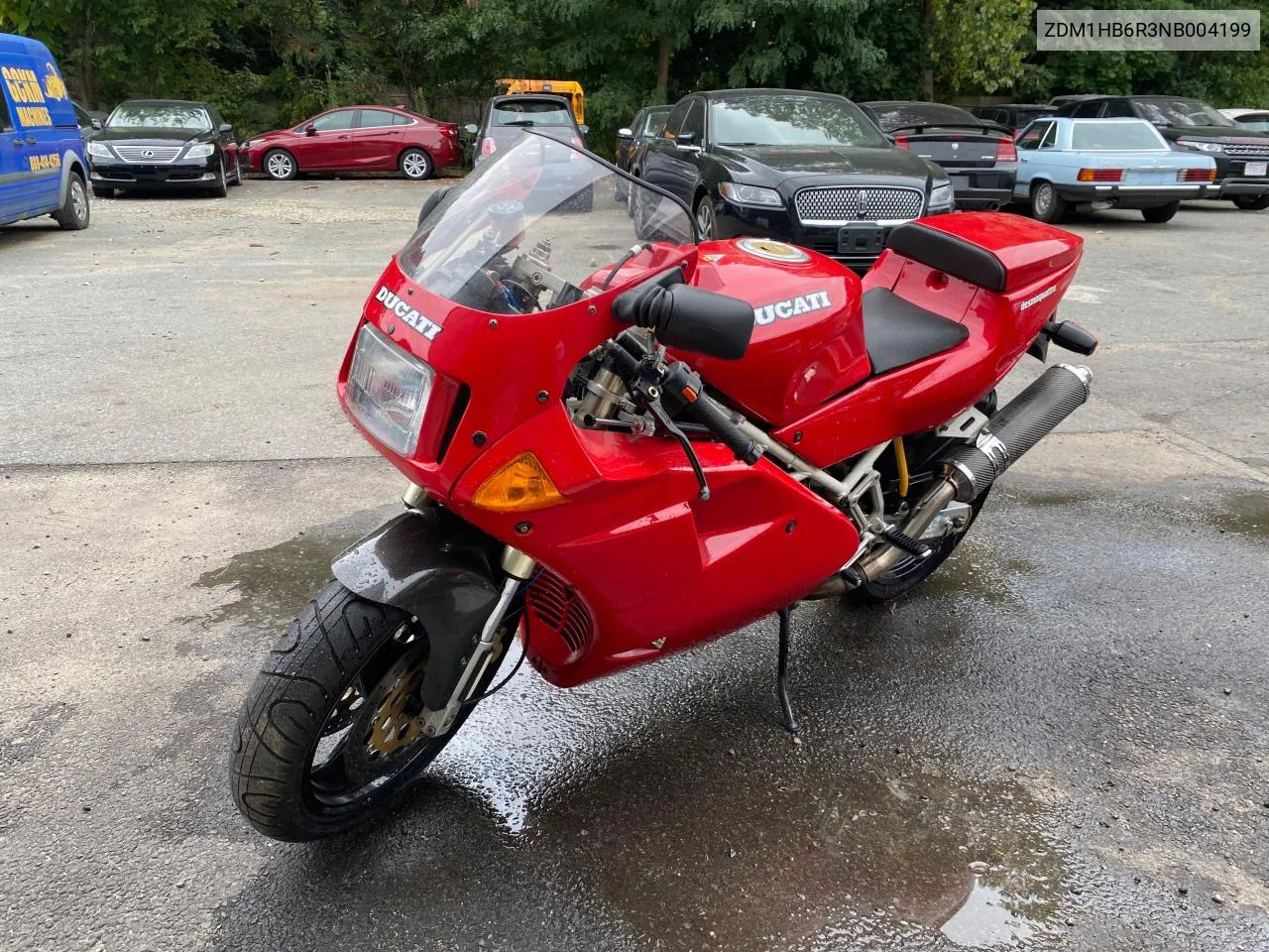 1992 Ducati 851 Sport VIN: ZDM1HB6R3NB004199 Lot: 71349564