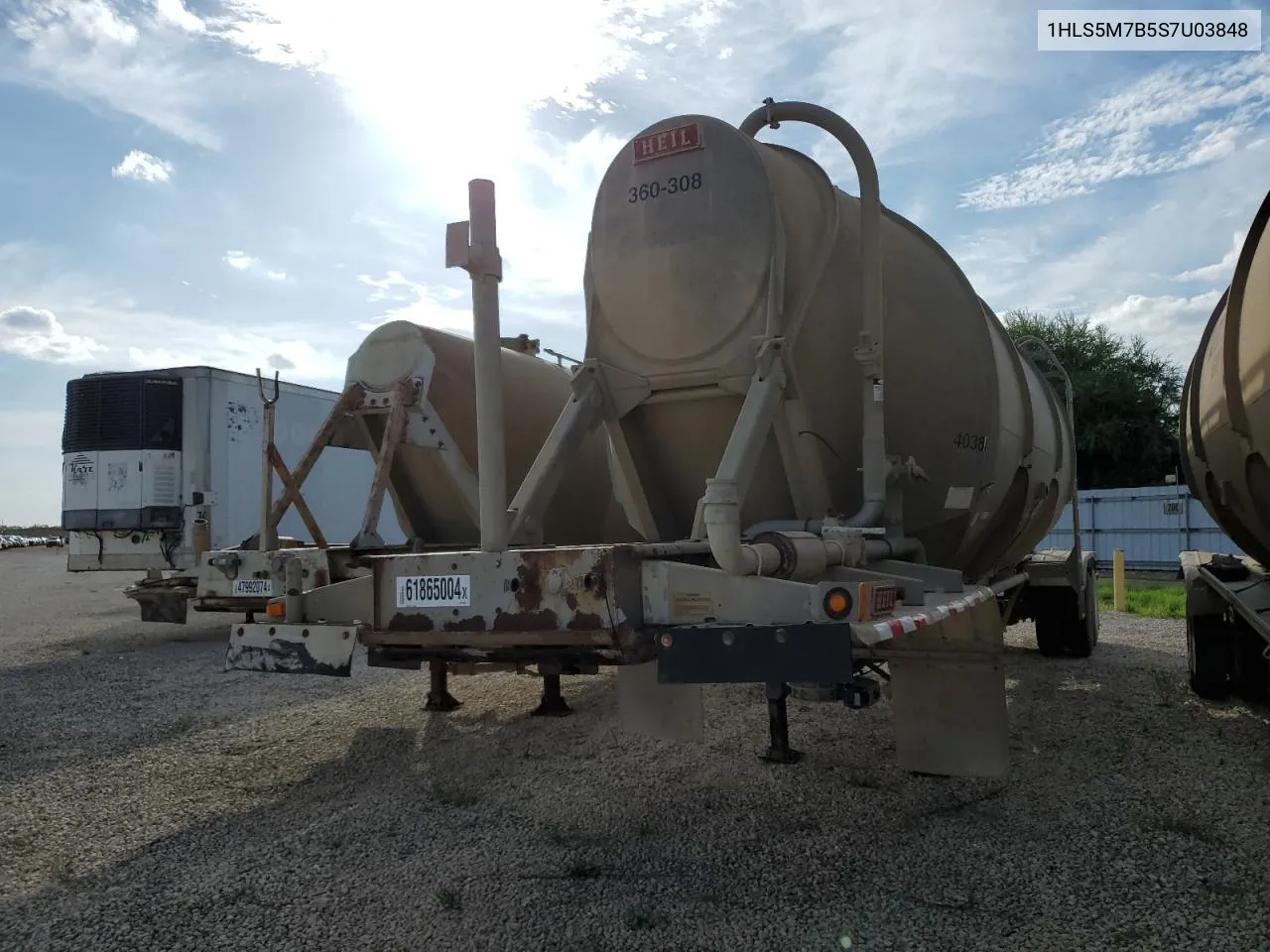 1995 Heil Tanker VIN: 1HLS5M7B5S7U03848 Lot: 61865004