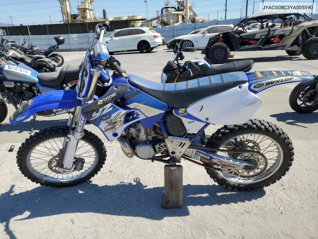 2000 Yamaha Yz250 VIN: JYACG08C3YA005590 Lot: 71109974