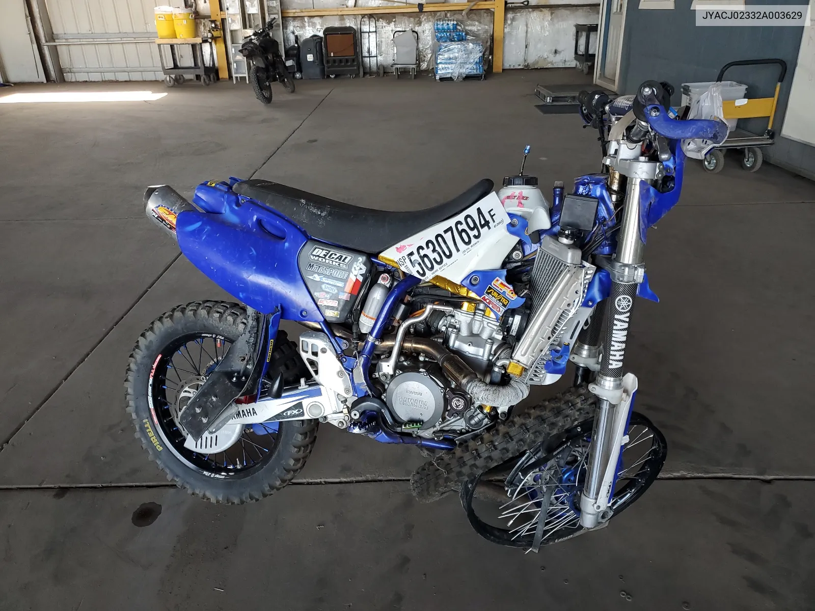 2002 Yamaha Wr426 F VIN: JYACJ02332A003629 Lot: 56307694