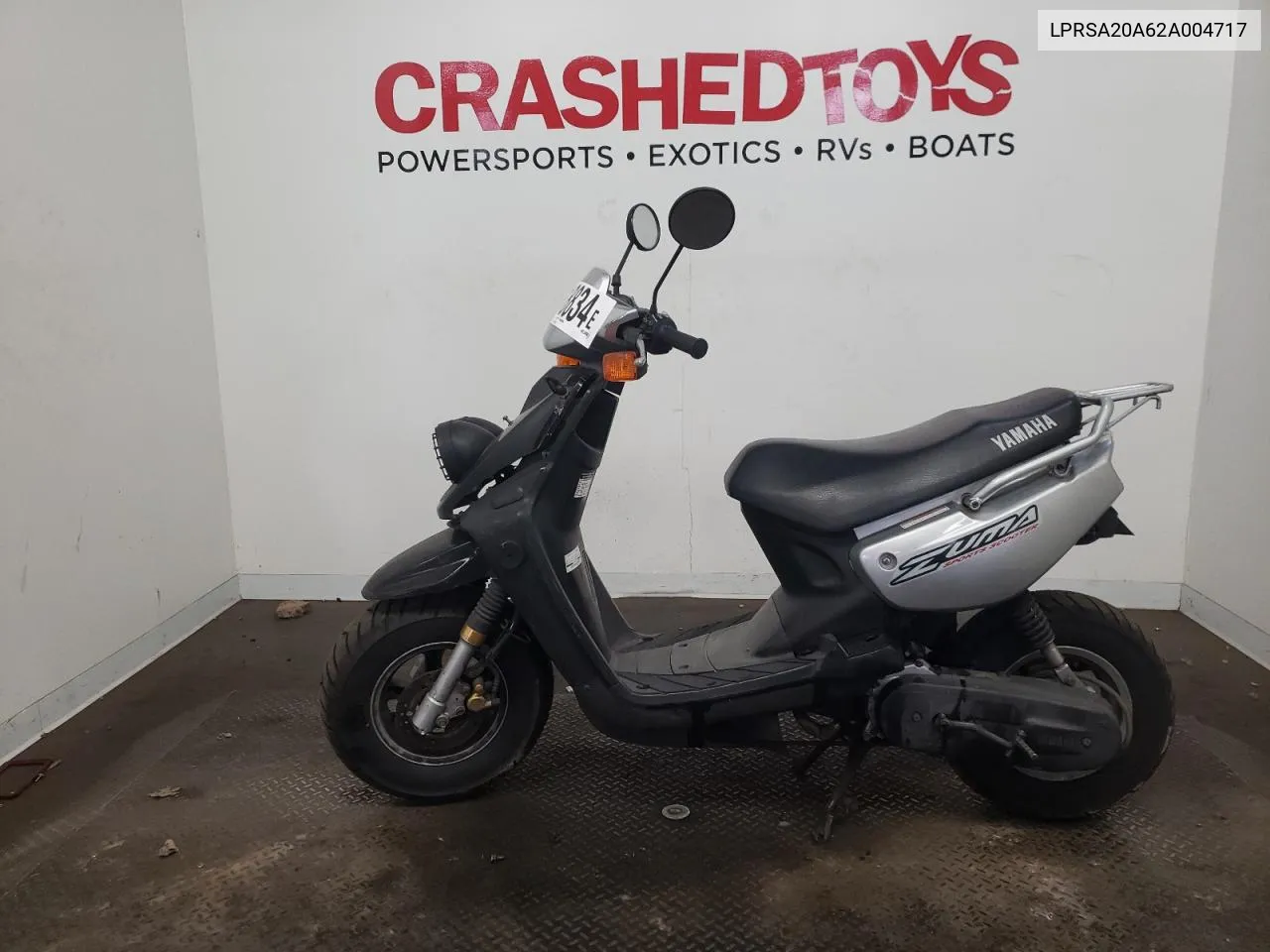 2002 Yamaha Yw50 Ap Zuma VIN: LPRSA20A62A004717 Lot: 71218834