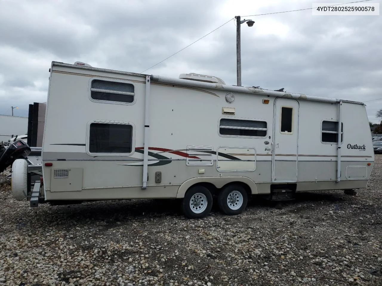 2002 Keystone Outback VIN: 4YDT2802525900578 Lot: 79045574