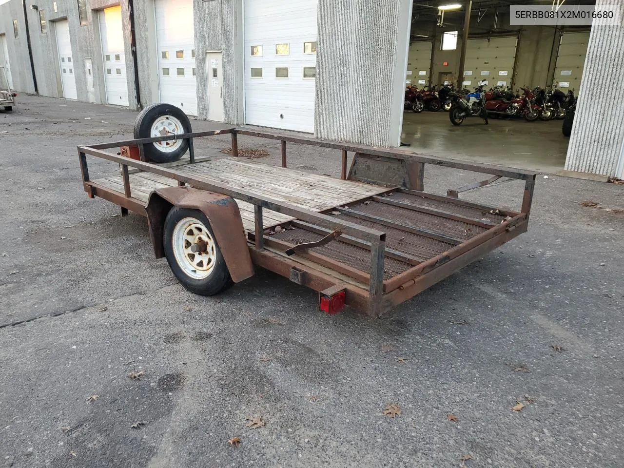 2002 Othi Trailer VIN: 5ERBB081X2M016680 Lot: 79573054