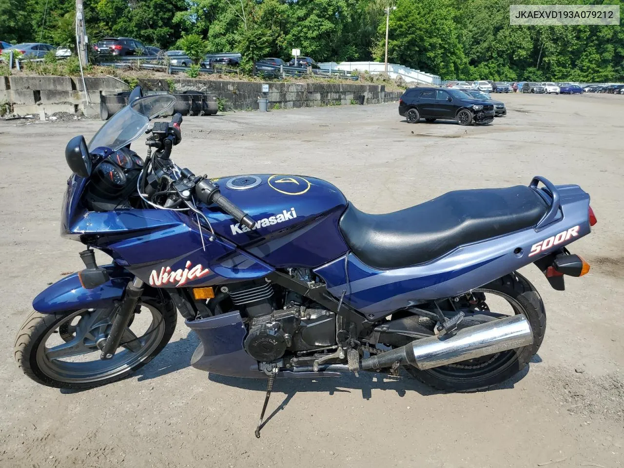 2003 Kawasaki Ex500 D VIN: JKAEXVD193A079212 Lot: 59892784