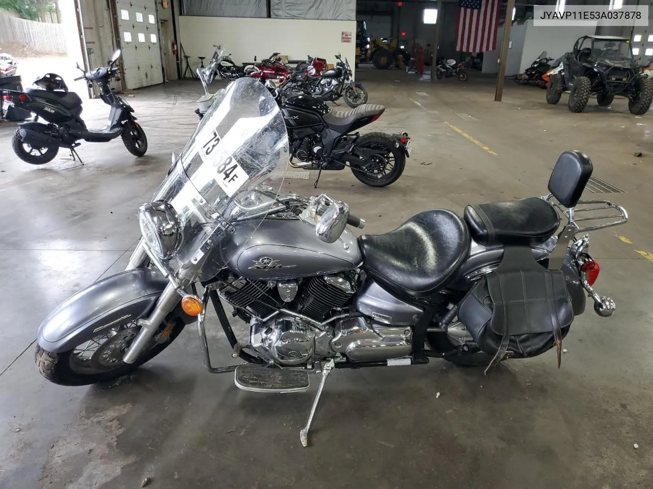 2003 Yamaha Xvs1100 A VIN: JYAVP11E53A037878 Lot: 67731584