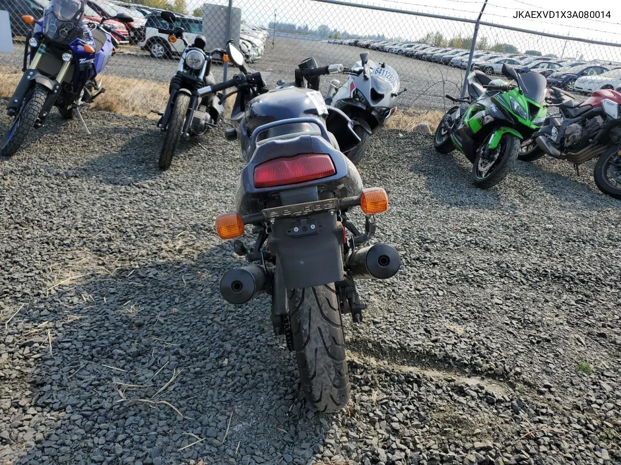 2003 Kawasaki Ex500 D VIN: JKAEXVD1X3A080014 Lot: 70479644