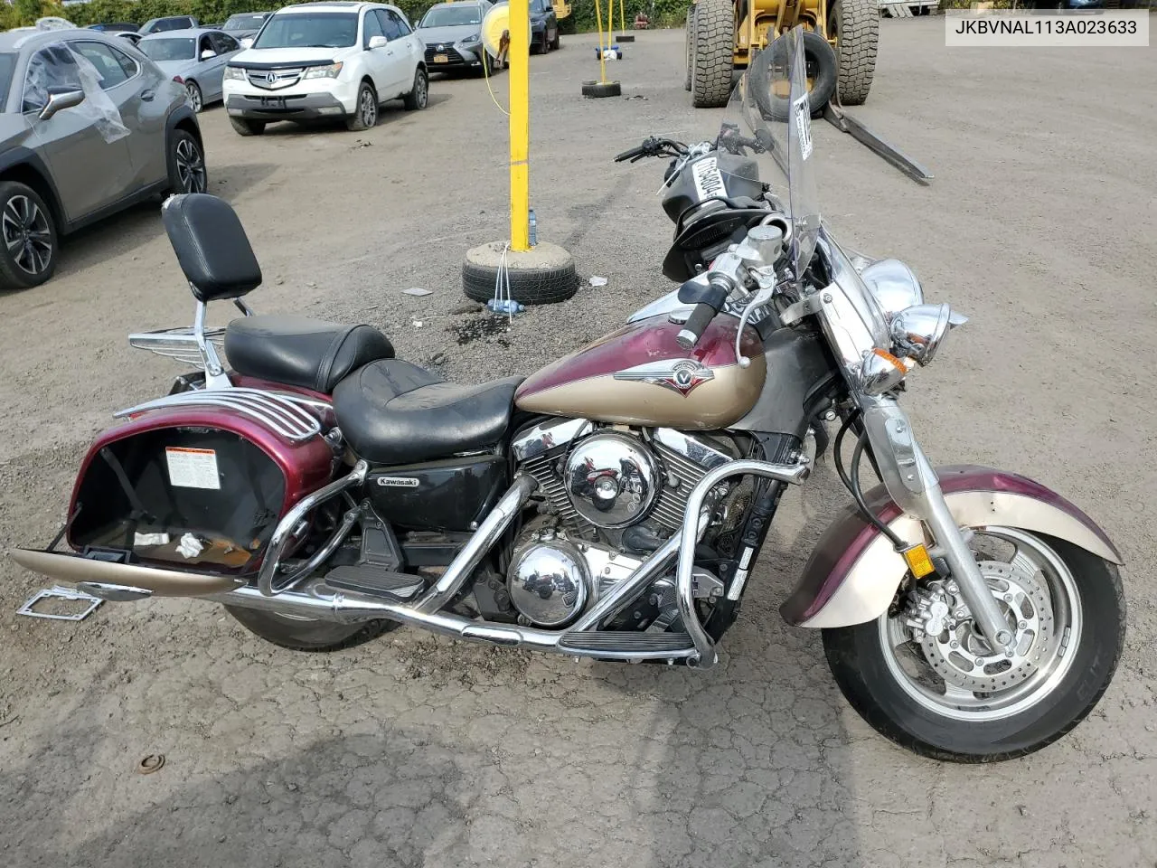 2003 Kawasaki Vn1500 L VIN: JKBVNAL113A023633 Lot: 70823514