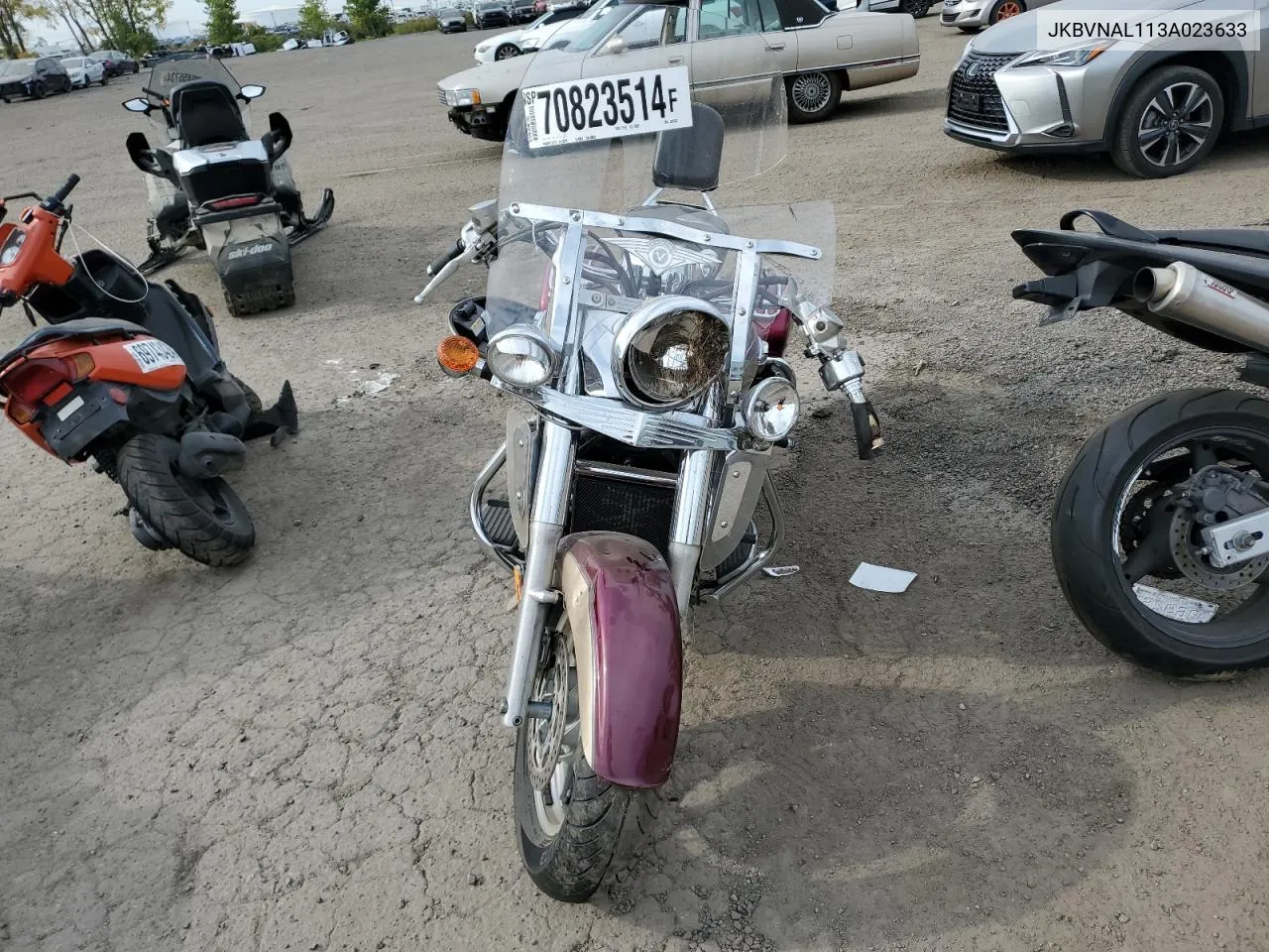 2003 Kawasaki Vn1500 L VIN: JKBVNAL113A023633 Lot: 70823514