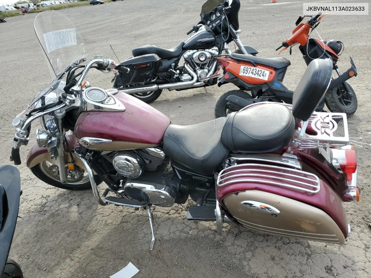 2003 Kawasaki Vn1500 L VIN: JKBVNAL113A023633 Lot: 70823514