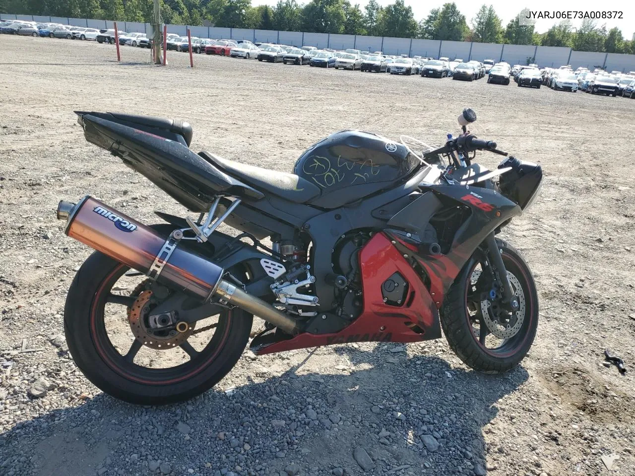 JYARJ06E73A008372 2003 Yamaha Yzfr6 L