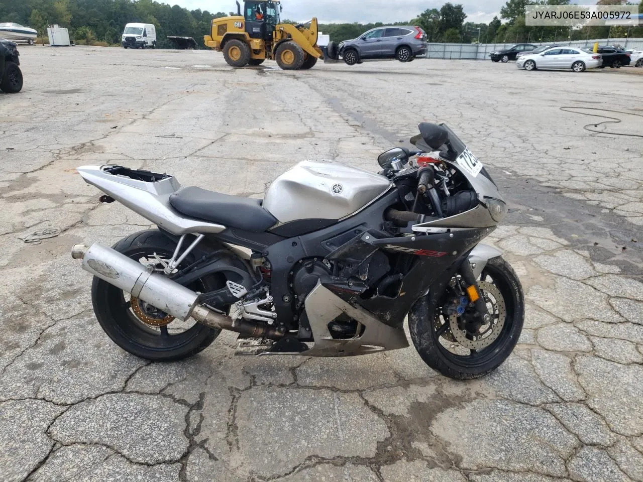 2003 Yamaha Yzfr6 L VIN: JYARJ06E53A005972 Lot: 72530424