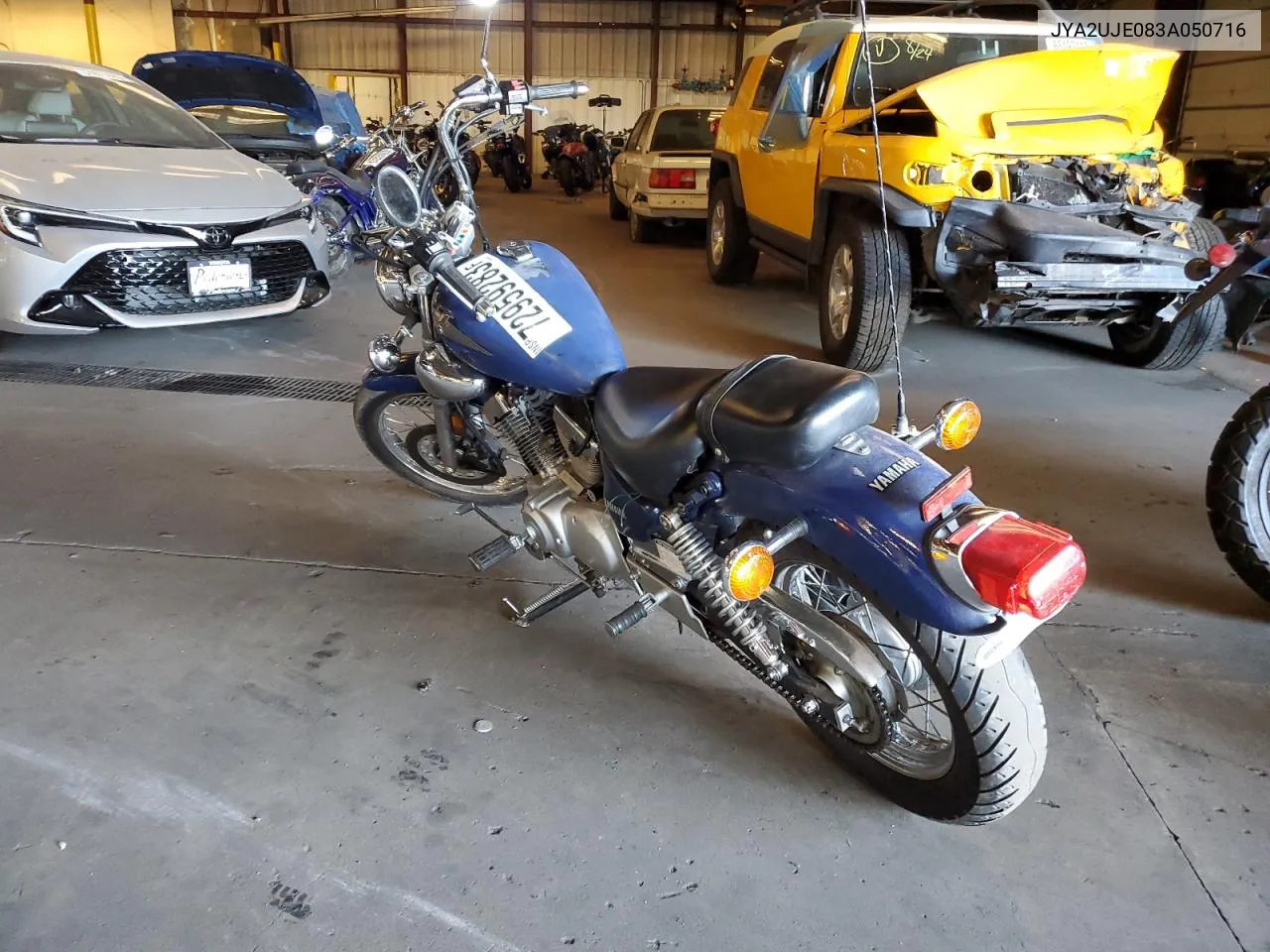 2003 Yamaha Xv250 VIN: JYA2UJE083A050716 Lot: 72959283