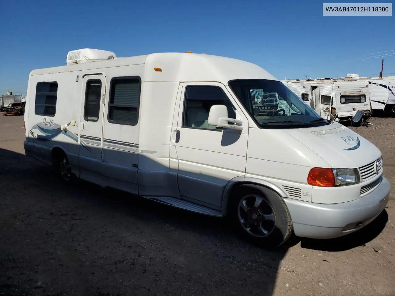 2002 Volkswagen Eurovan VIN: WV3AB47012H118300 Lot: 78953034