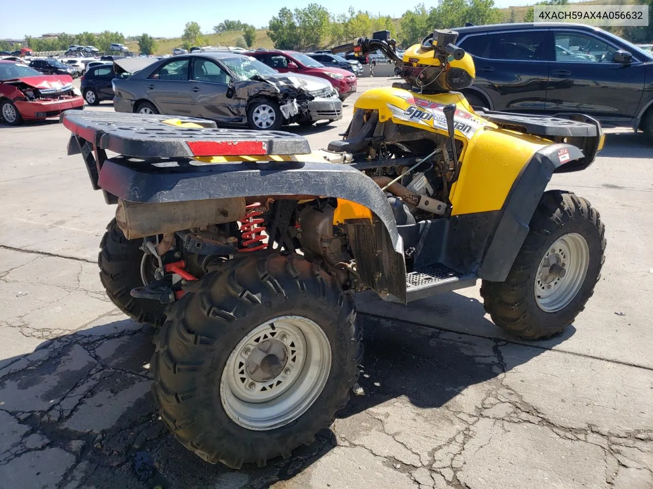 2004 Polaris Sportsman 600 VIN: 4XACH59AX4A056632 Lot: 70607254