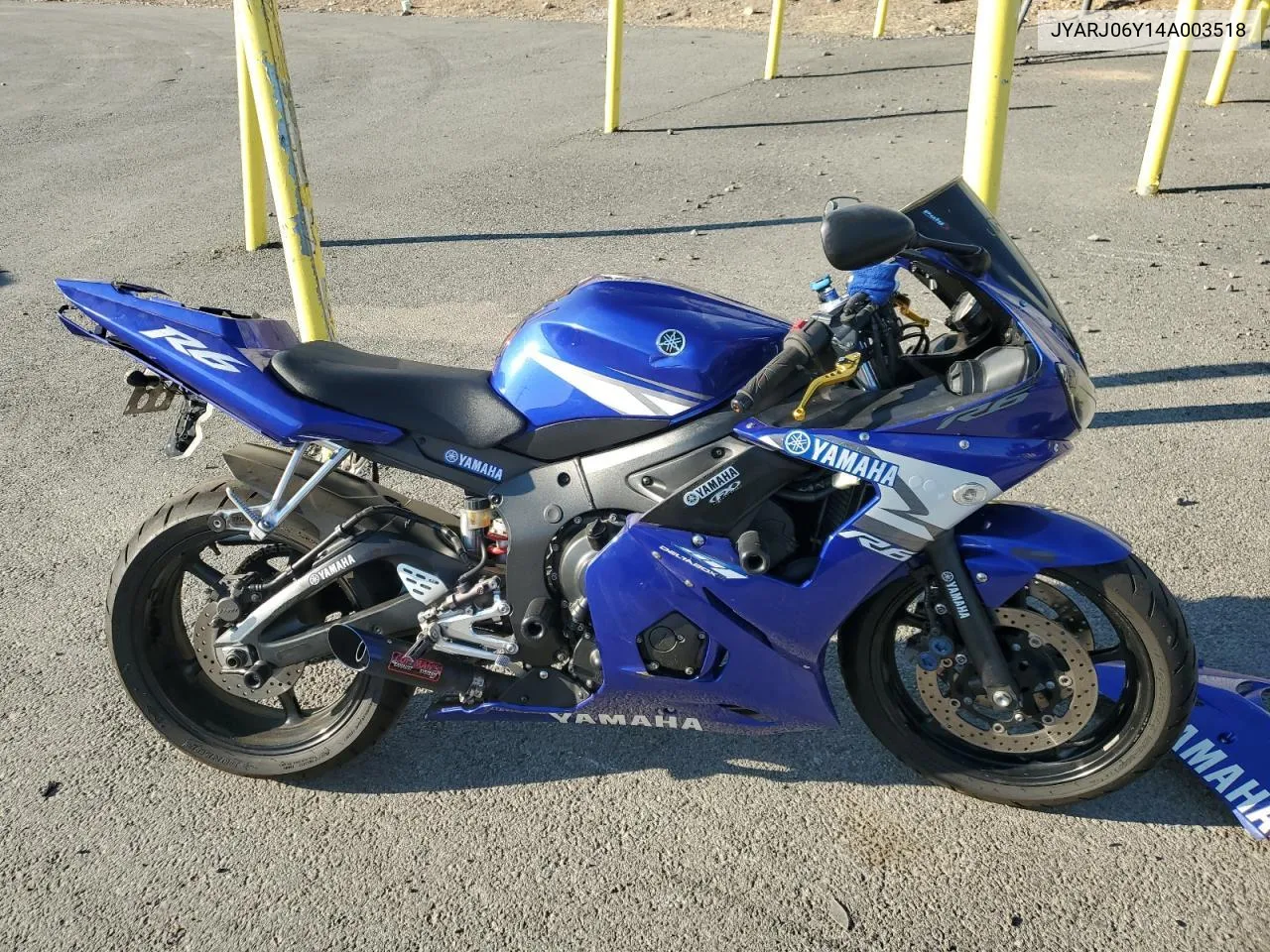 2004 Yamaha Yzfr6 L VIN: JYARJ06Y14A003518 Lot: 71608464