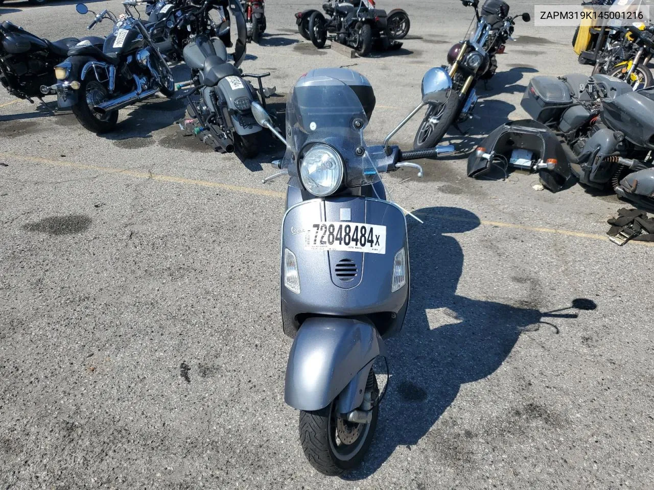 2004 Vespa Granturismo 200 VIN: ZAPM319K145001216 Lot: 72848484