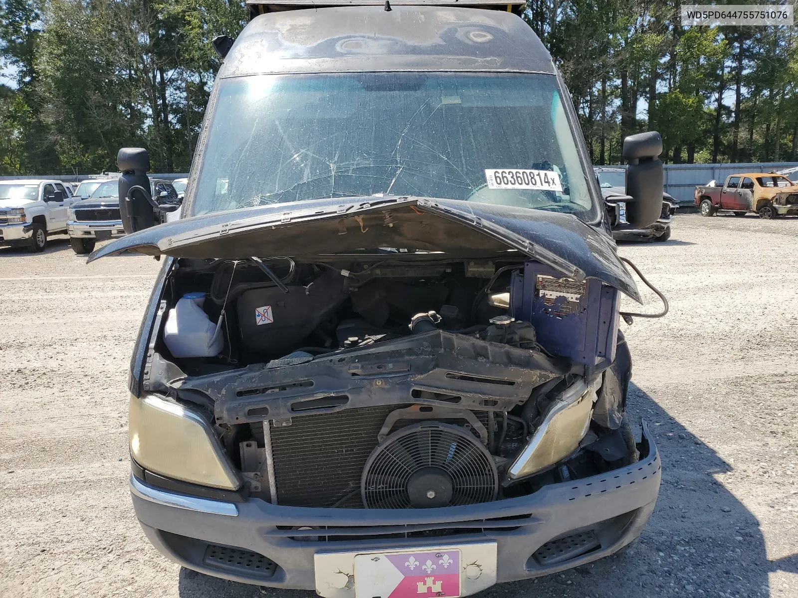 2005 Sprinter 2500 Sprinter VIN: WD5PD644755751076 Lot: 66360814