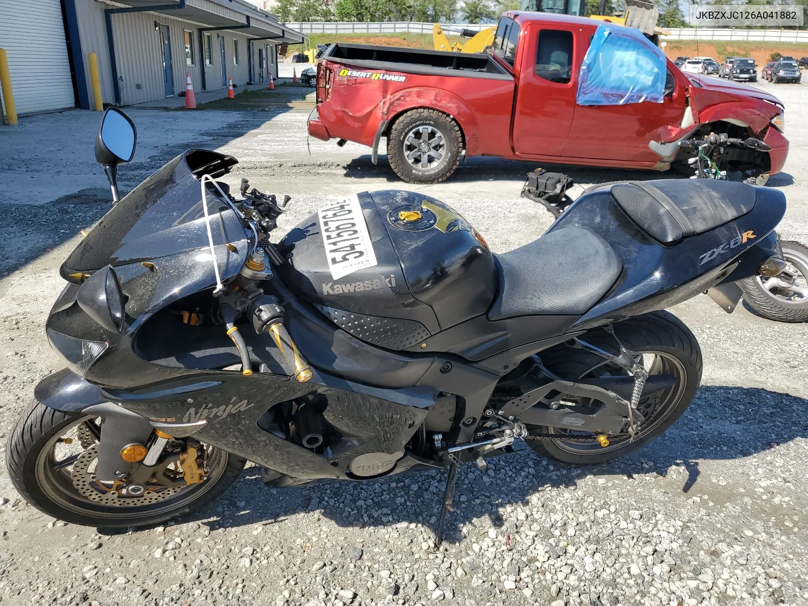 2006 Kawasaki Zx636 C1 VIN: JKBZXJC126A041882 Lot: 54156764