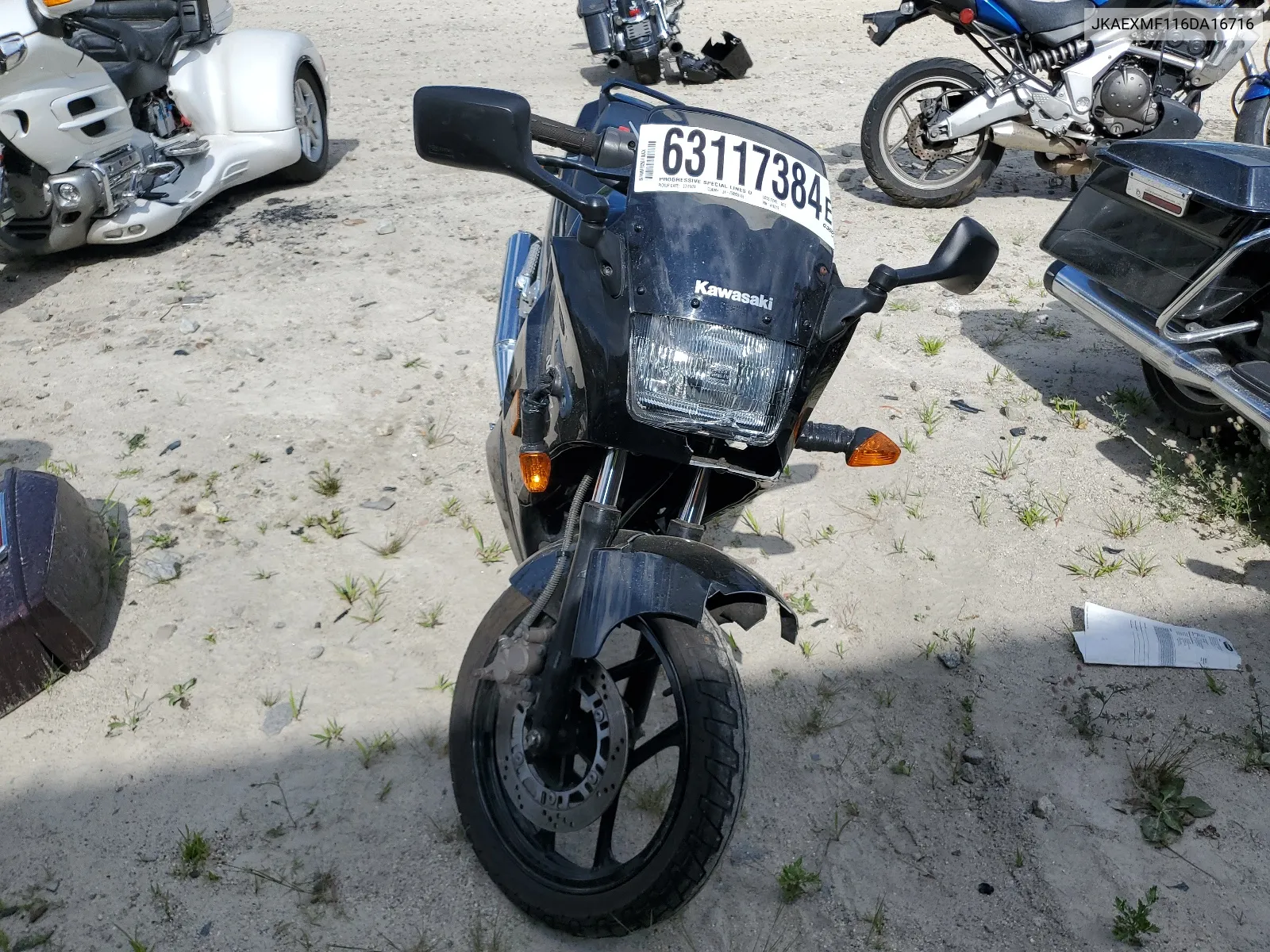 2006 Kawasaki Ex250 F VIN: JKAEXMF116DA16716 Lot: 63117384