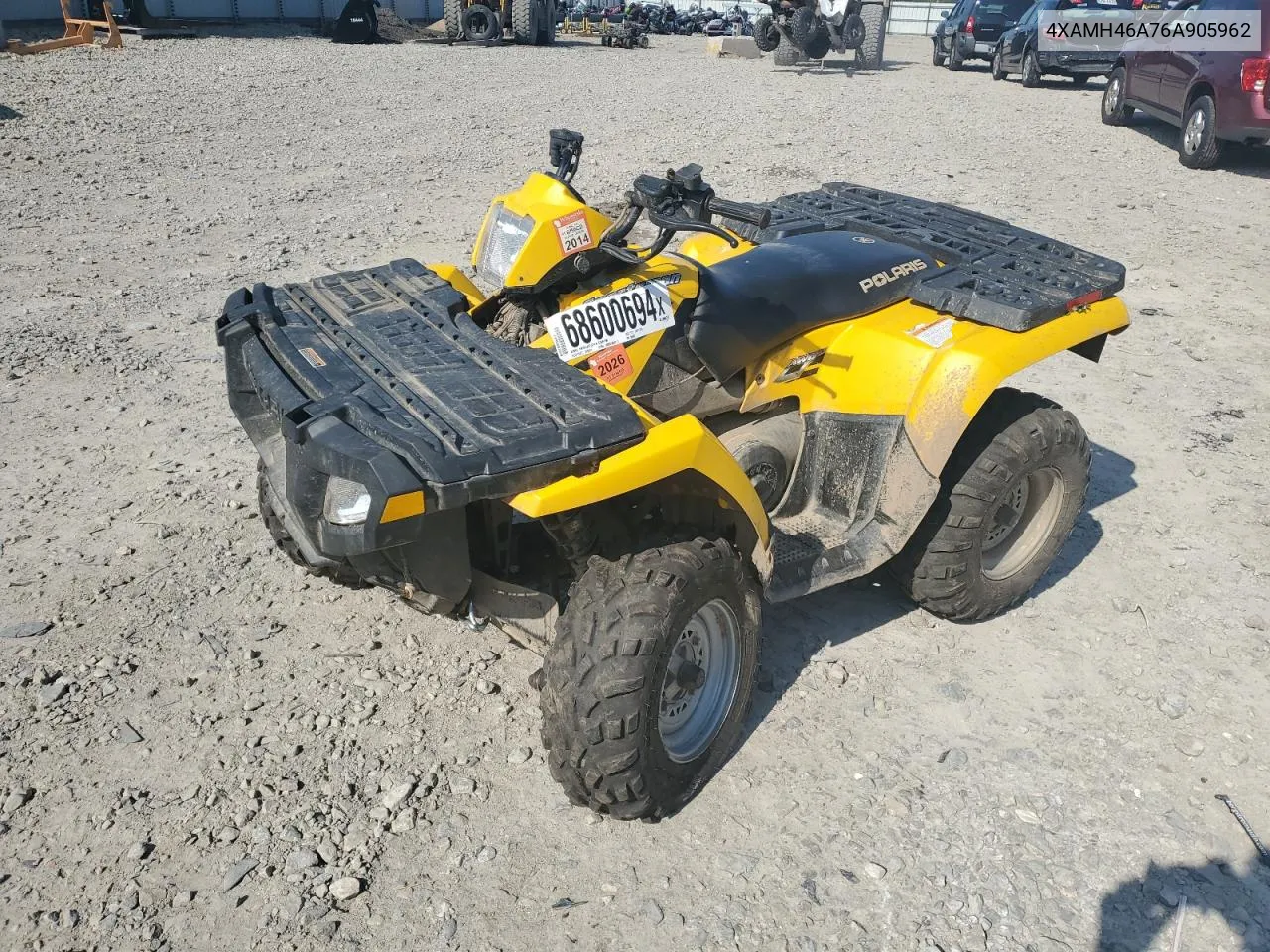 2006 Polaris Sportsman 450 VIN: 4XAMH46A76A905962 Lot: 68600694