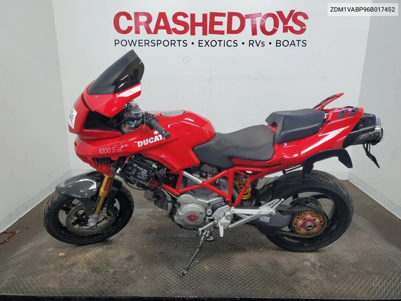 2006 Ducati Multistrada 1000 Ds VIN: ZDM1VABP96B017452 Lot: 69958354