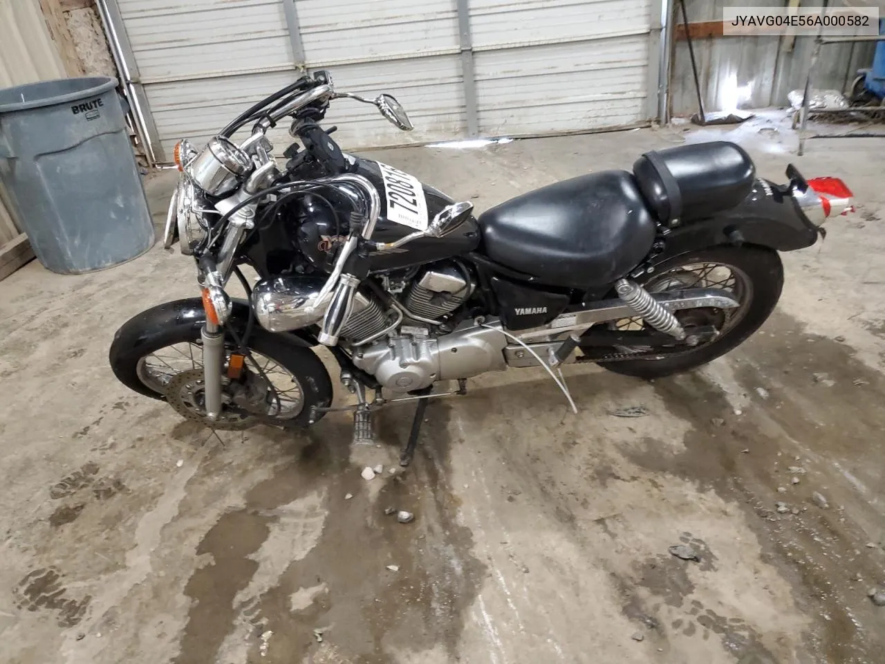 2006 Yamaha Xv250 VIN: JYAVG04E56A000582 Lot: 72081624