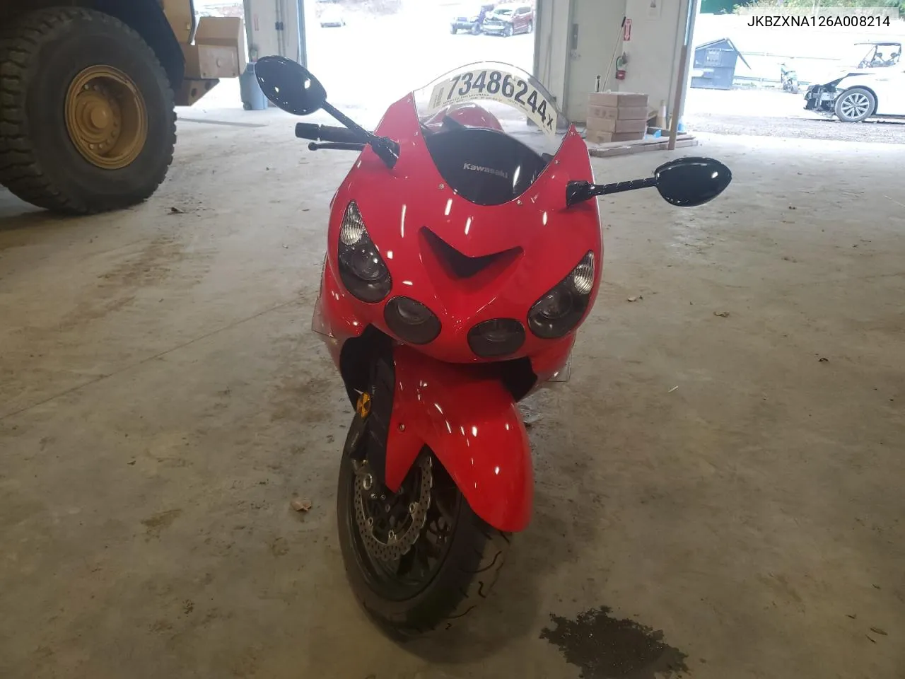 2006 Kawasaki Zx1400 A VIN: JKBZXNA126A008214 Lot: 73486244