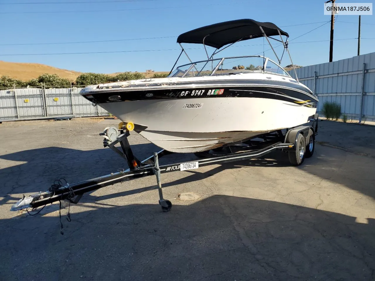 2006 Four Boat VIN: GFNMA187J506 Lot: 74396724