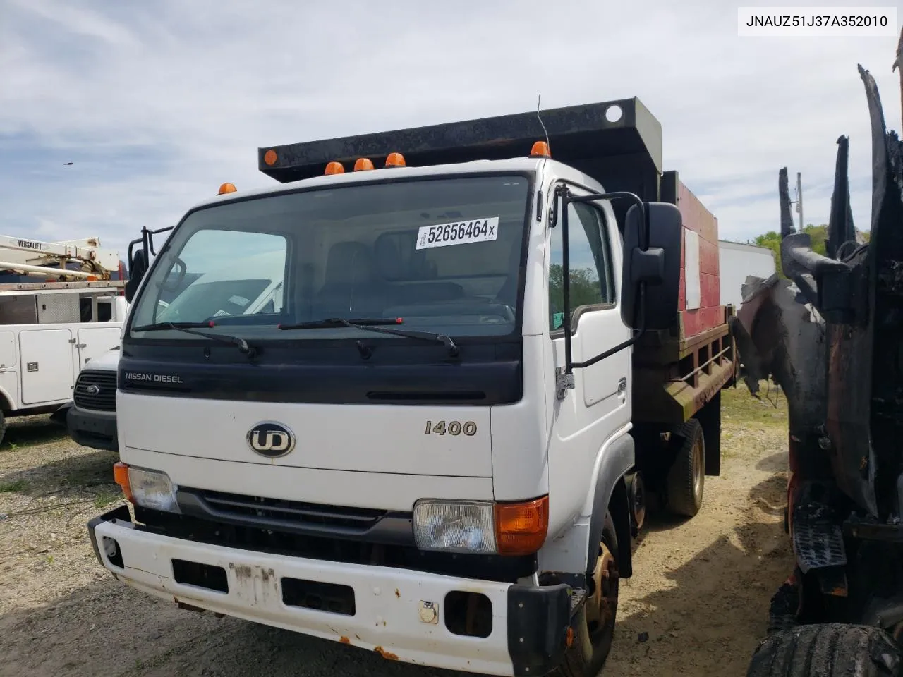 2007 Nissan Diesel Ud1400 VIN: JNAUZ51J37A352010 Lot: 52656464