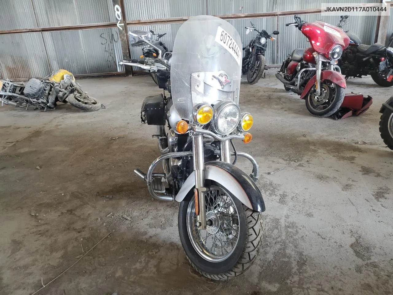 2007 Kawasaki Vn900 D VIN: JKAVN2D117A010444 Lot: 60724444