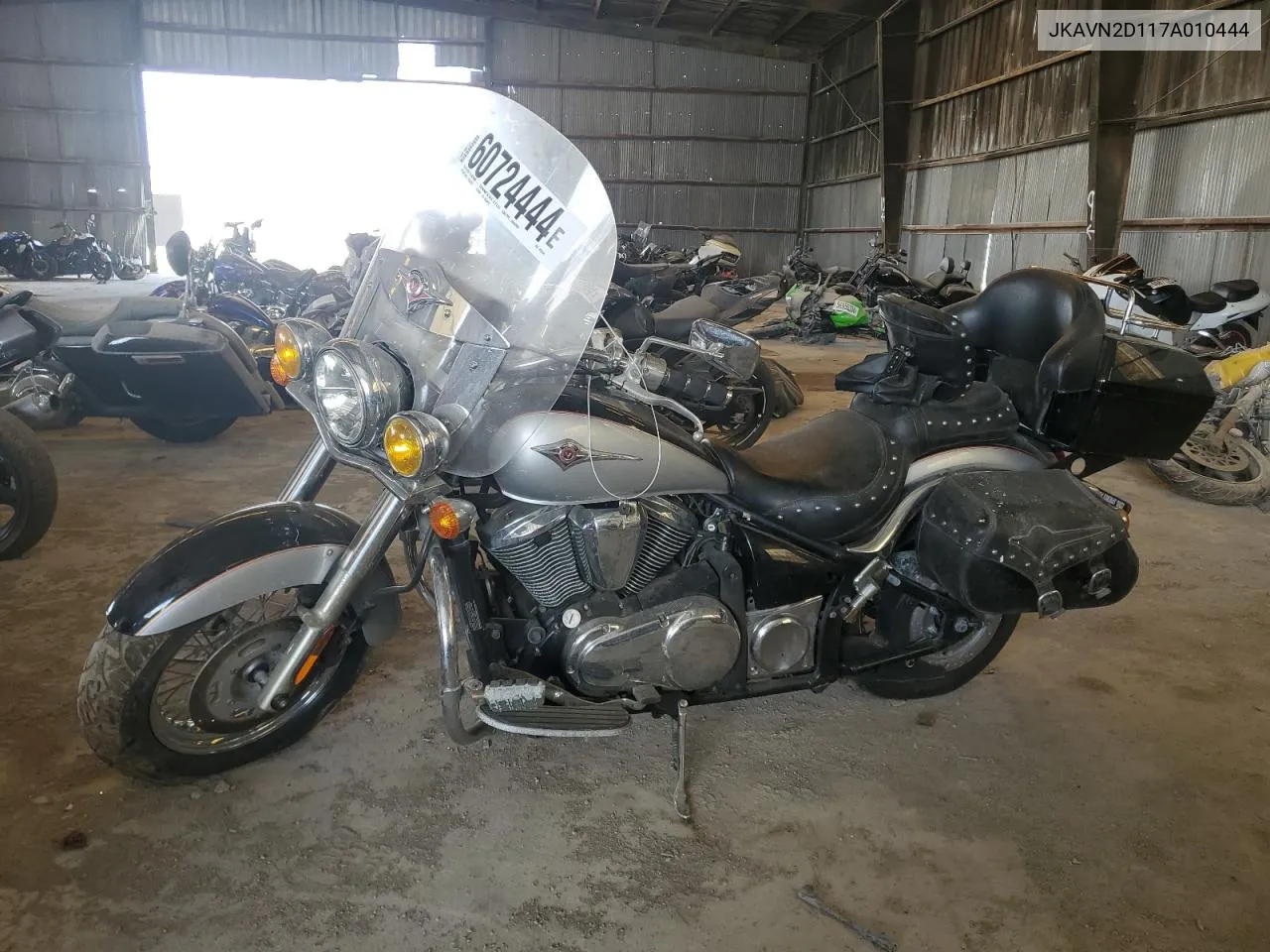 2007 Kawasaki Vn900 D VIN: JKAVN2D117A010444 Lot: 60724444