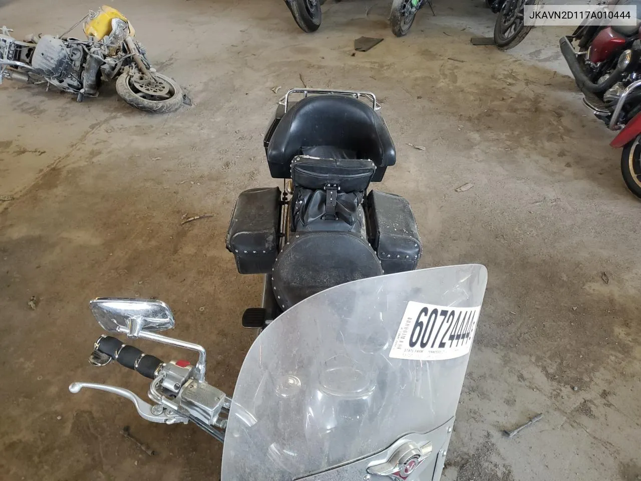 2007 Kawasaki Vn900 D VIN: JKAVN2D117A010444 Lot: 60724444