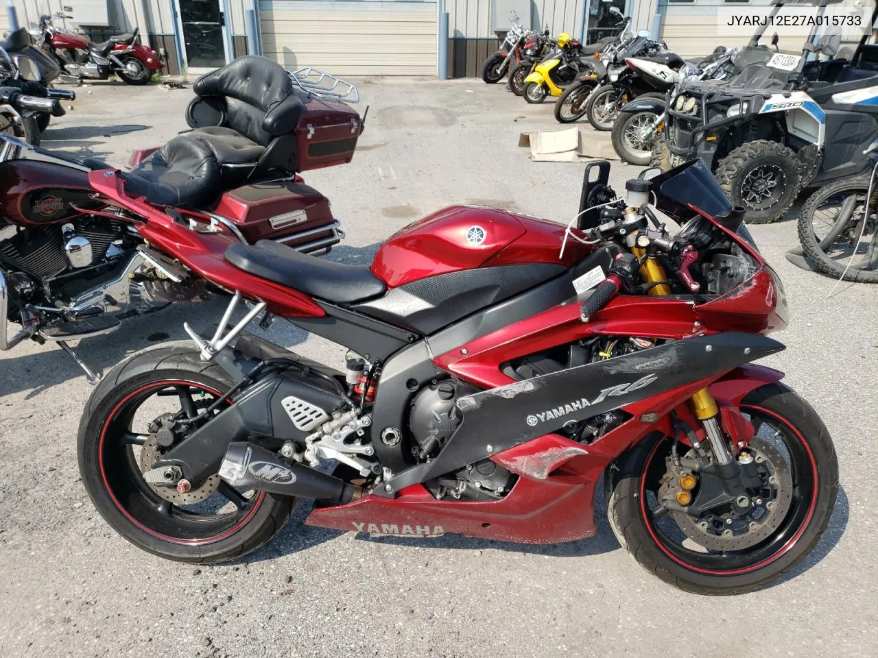 JYARJ12E27A015733 2007 Yamaha Yzfr6 L