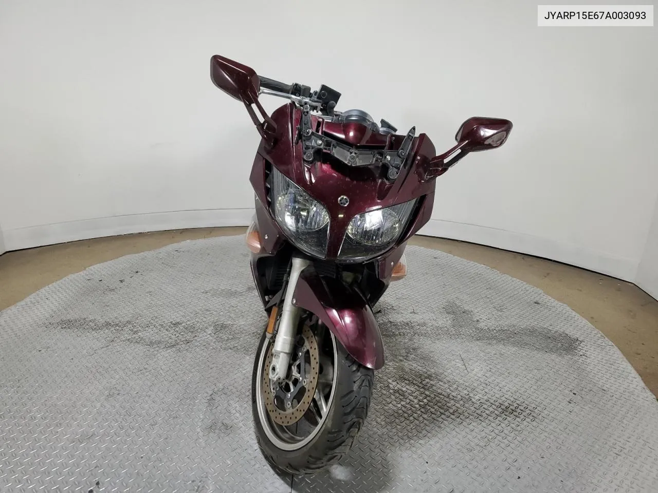 2007 Yamaha Fjr1300 VIN: JYARP15E67A003093 Lot: 67891454