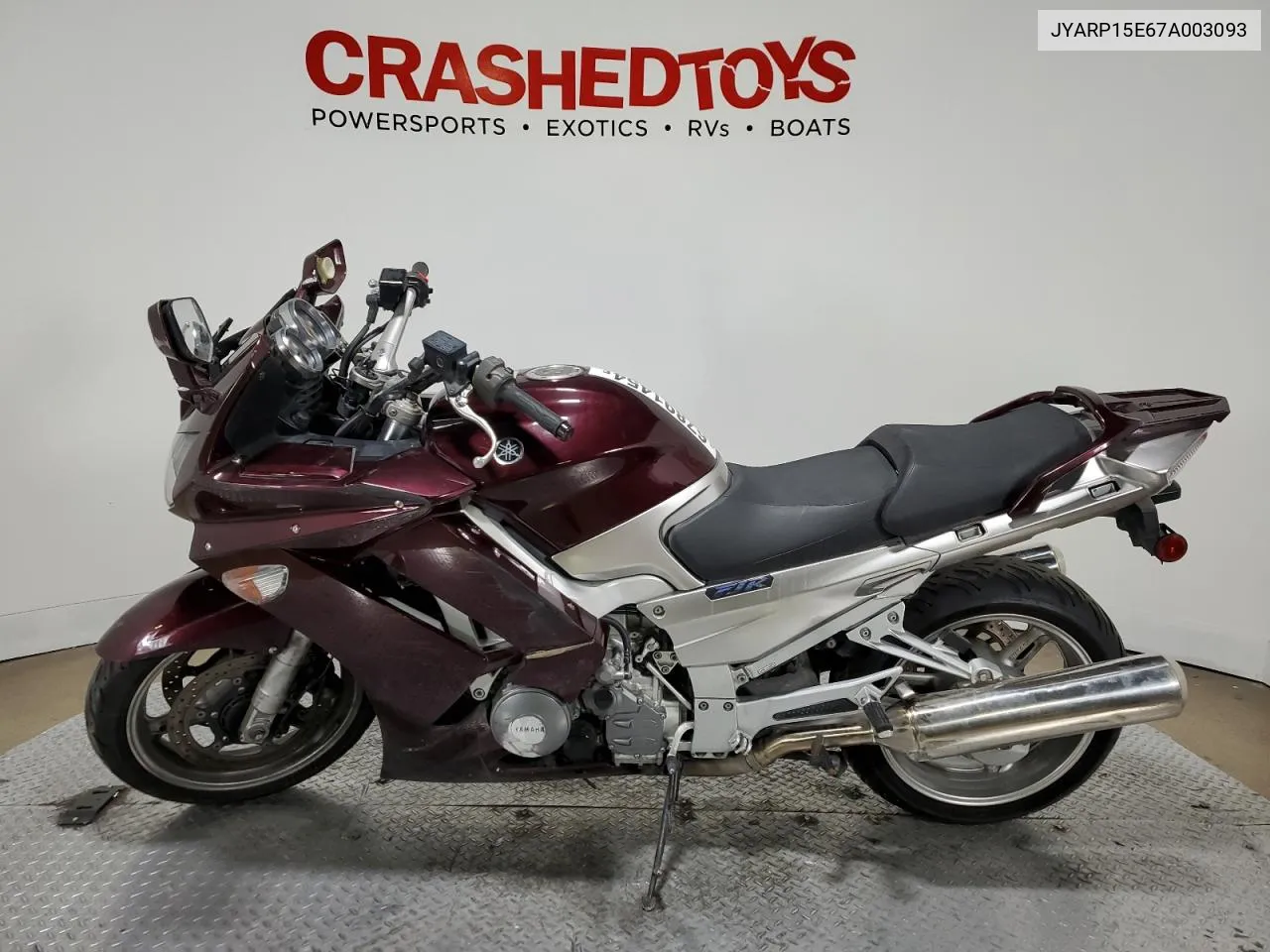 JYARP15E67A003093 2007 Yamaha Fjr1300