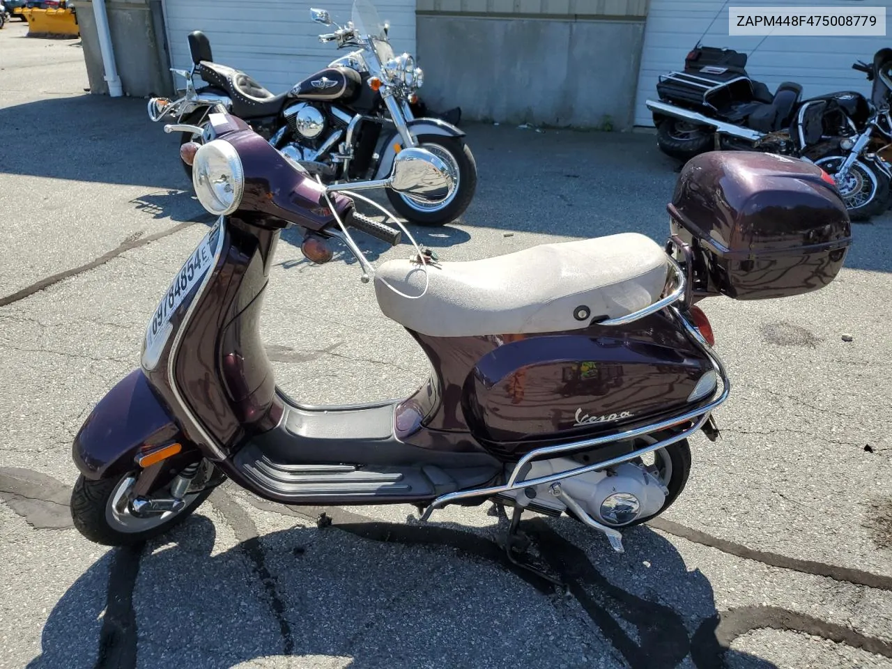 2007 Vespa Lx 150 VIN: ZAPM448F475008779 Lot: 69784854