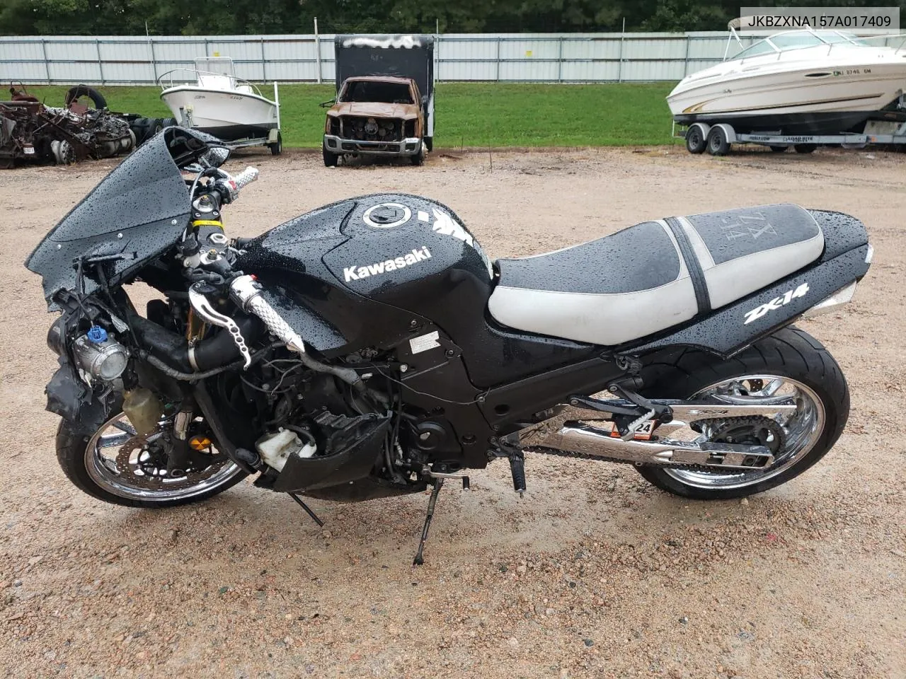 2007 Kawasaki Zx1400 A VIN: JKBZXNA157A017409 Lot: 72895974