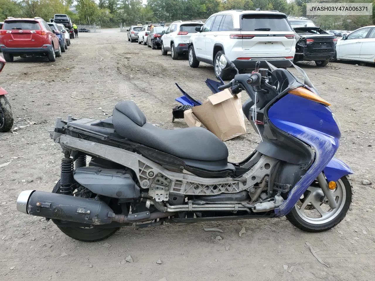 2007 Yamaha Yp400 VIN: JYASH03Y47A006371 Lot: 74110434