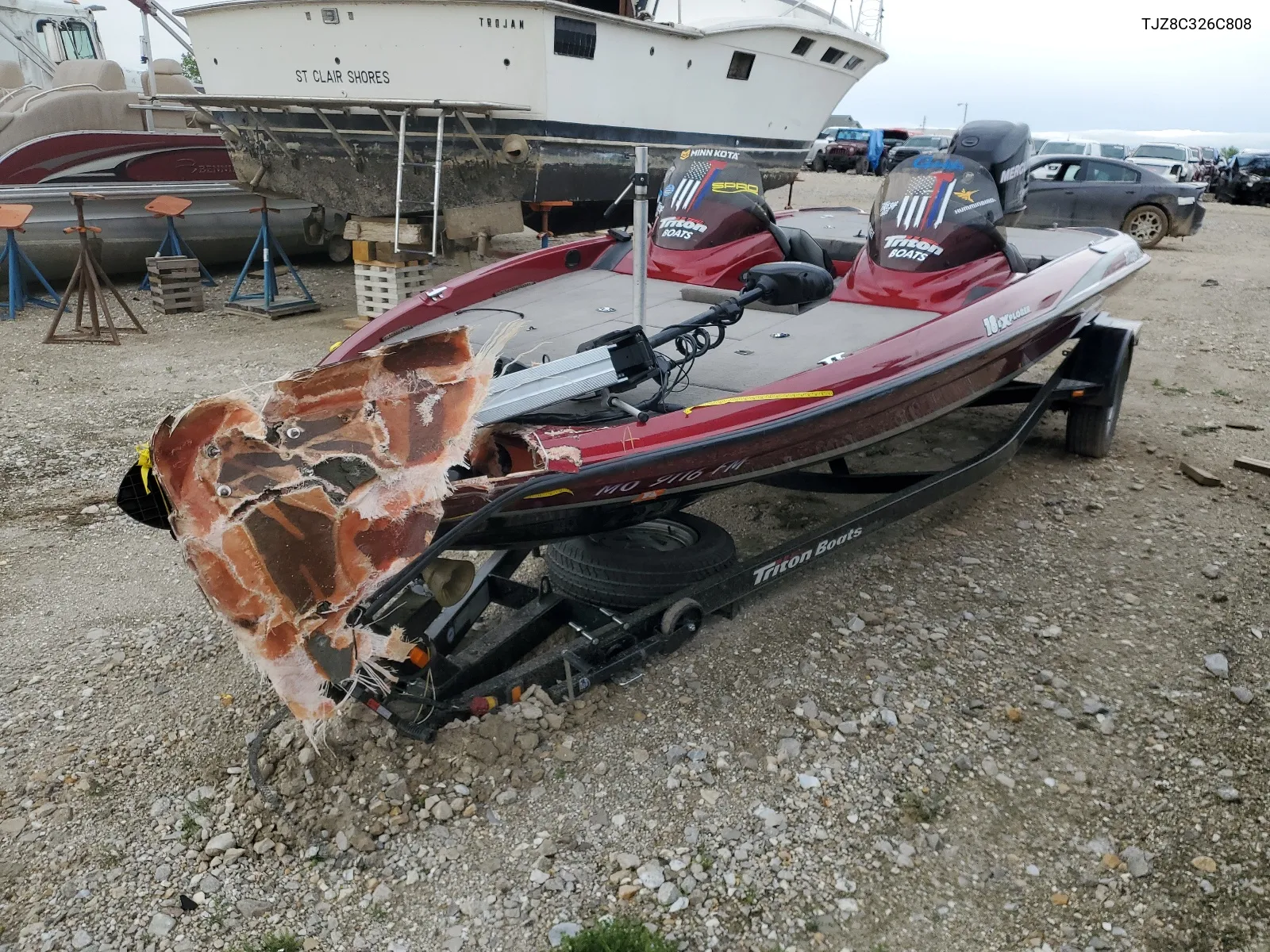 2008 Trit Boat W/Trl VIN: TJZ8C326C808 Lot: 51942794