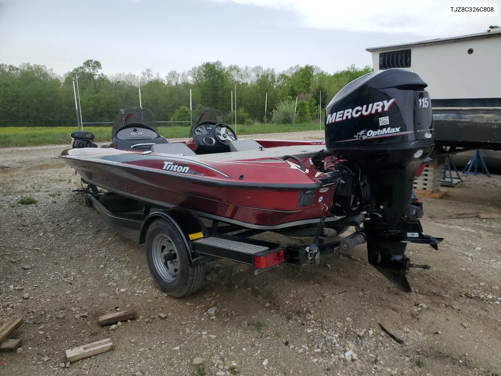 TJZ8C326C808 2008 Trit Boat W/Trl