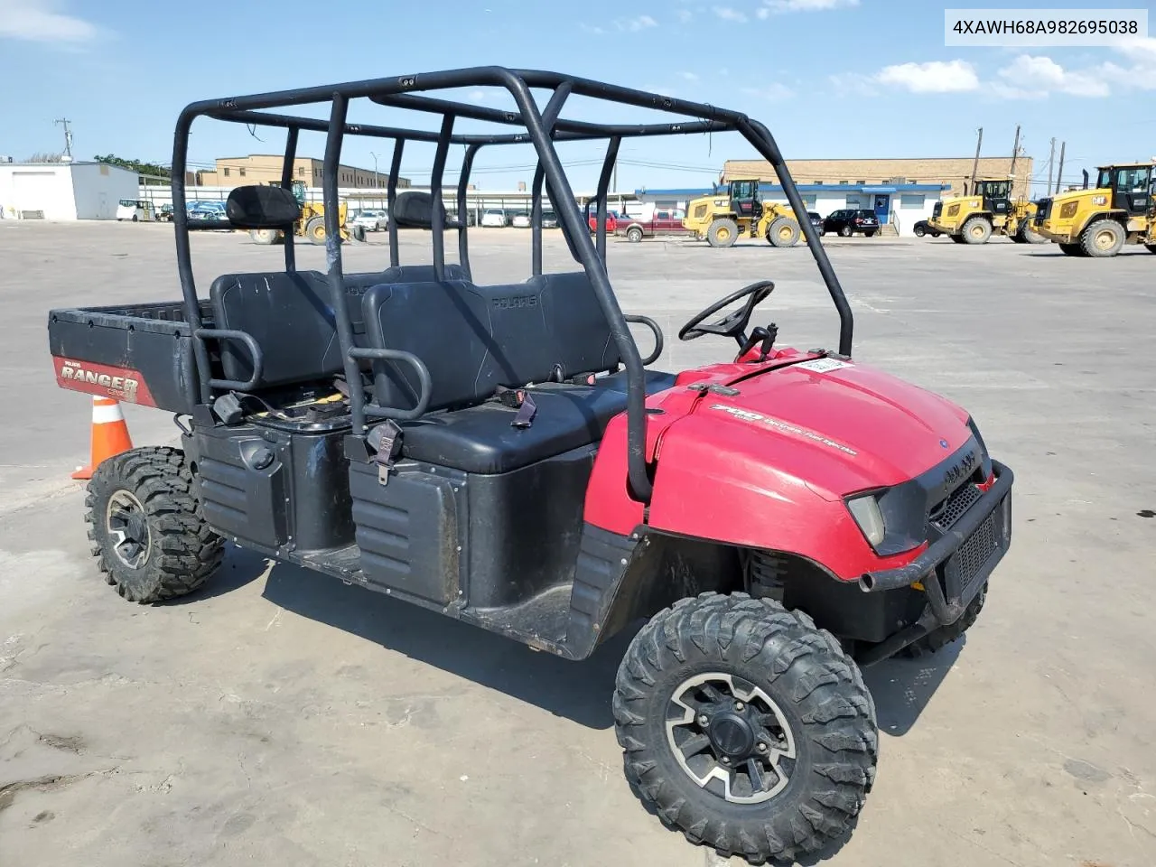 2008 Polaris Ranger Crew VIN: 4XAWH68A982695038 Lot: 60877824