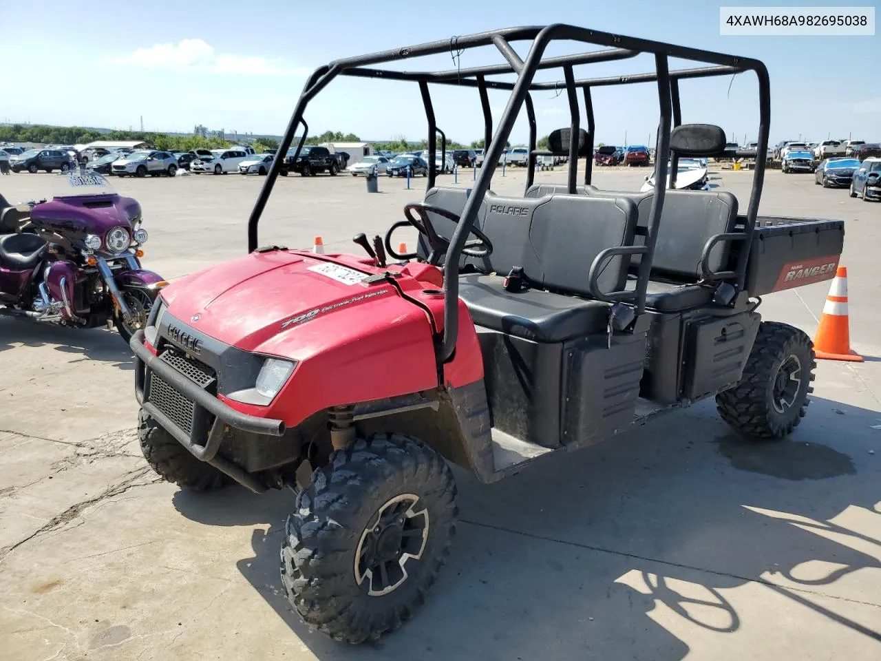 2008 Polaris Ranger Crew VIN: 4XAWH68A982695038 Lot: 60877824