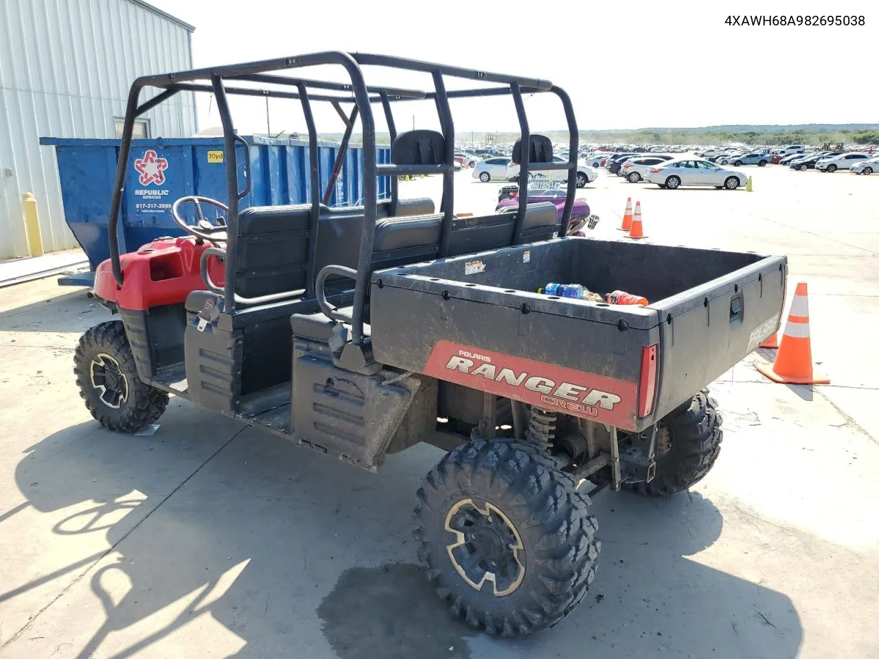 2008 Polaris Ranger Crew VIN: 4XAWH68A982695038 Lot: 60877824